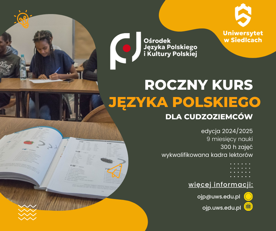 Recruitment for a Preparatory Polish Language Course 2024/2025